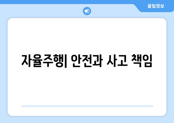 자율주행차 기술의 발전과 사회적 영향